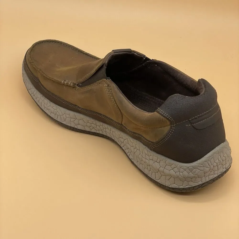 Skechers Bursen 64847 Memory Foam Men’s US 11.5 Dark Brown Relaxed Air Cooled